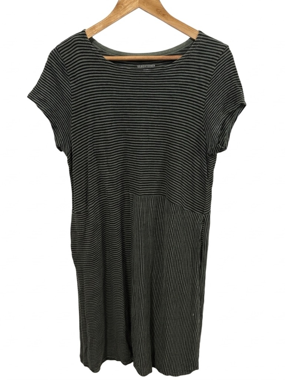 Eileen Fisher Women’s 100% Organic Linen  Striped Dress